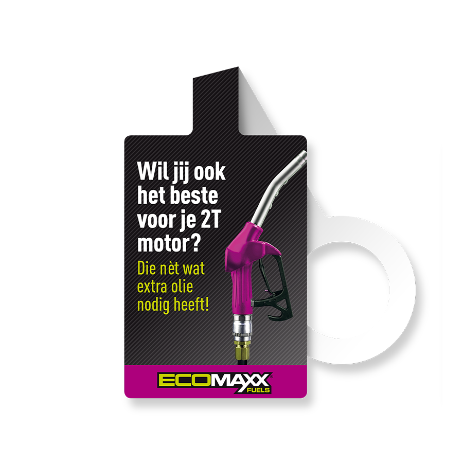 Hangtag: Ecomaxx Bike Fuel 2 - t.b.v. 10-literjerrycan